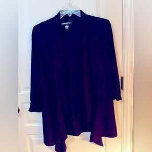 Navy 3/4 length sleeves cardigan